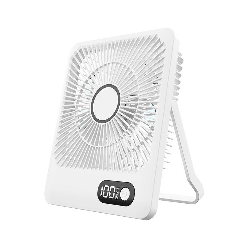

USB Charging Mini Desktop Air Conditioner Fan with Digital Display – Ideal for Office, Dorm, or Outdoor Use. 189*153*39mm