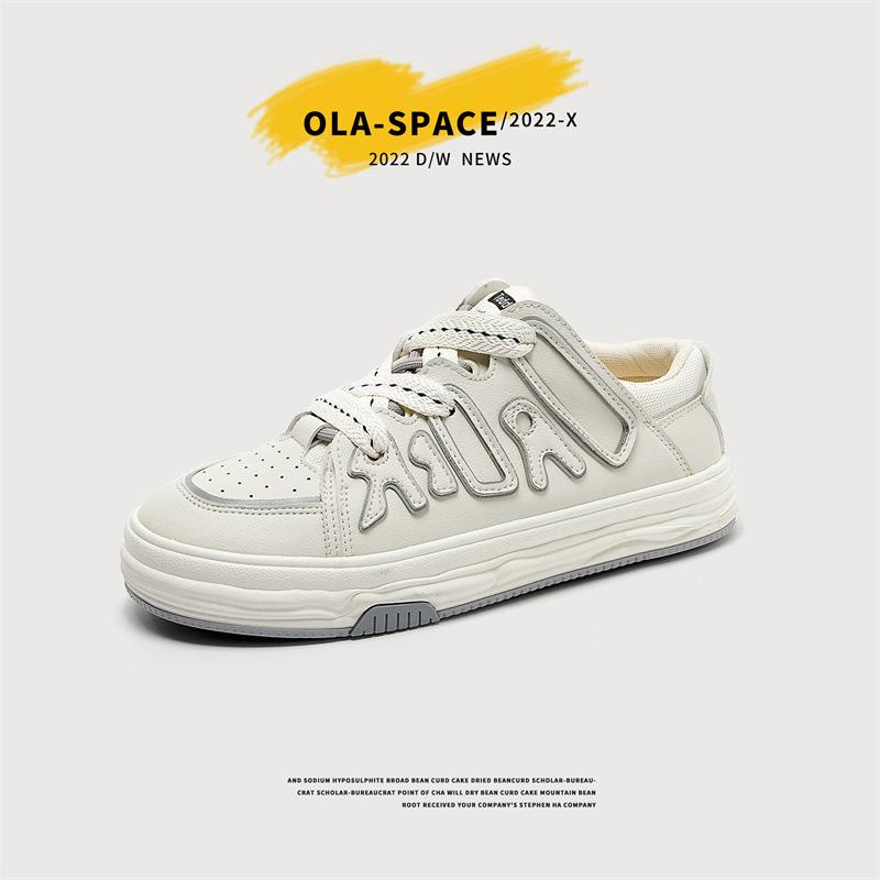 

Нишевый дизайн маленькие белые туфли мужские новые универсальные ins осень Гонконгский стиль досуг спорт кеды модные нравственные тренировочные туфли 1357 39 бежевый