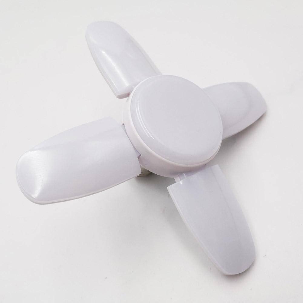 E27 Deformable LED Garage Lights Foldable Ceiling Lamp Home Warehouse Workshop Industrial Lighting Adjustable Panels 6500K Bulb