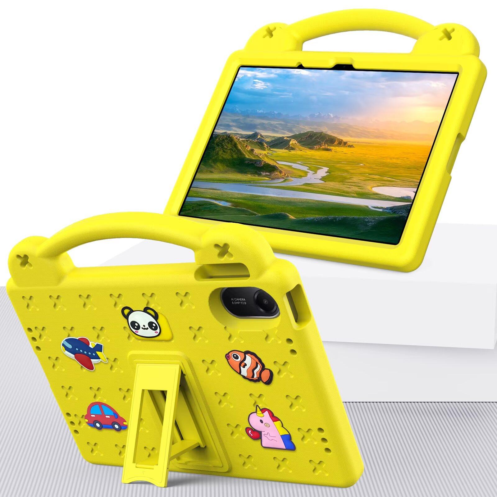 Étui Mignon en EVA pour Enfants pour Redmi Pad 2 11 Pro 12.1 Étui Antichoc SE 4G Pad 8 7 11.2 Pour poco pad X1 M1 Tablette Coque poco pad M1 2025 jaune
