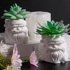 Santa Flower Pot Silicone Mold Christmas Candle Silicone Mould For Epoxy Resin Handmade Candle Soap Chocolate Baking