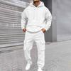 Men's Hooded Sweatshirt Set for Casual Street