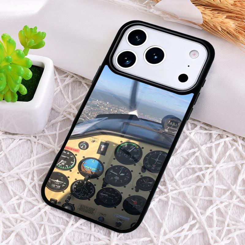 Airplane Pilot Epaulette Phone Case for iPhone 17 Air 16 15 11 12 14 13 Pro Max Shockproof Cover