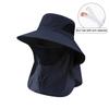 Summer Sun Hats Uv Protection Outdoor Hunting Fishing Cap For Men Women Hiking Camping Visor Bucket Hat Neck Flap Fisherman Hat
