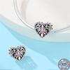 Charm Copper Heart Clover Star Moon Butterfly Tree Of Life Interval 3Mm Diy Exquisite Jewelry Gift Making