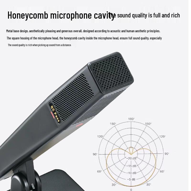 KYL-03H Professional Wired Desktop Condenser Microphone (CN version)