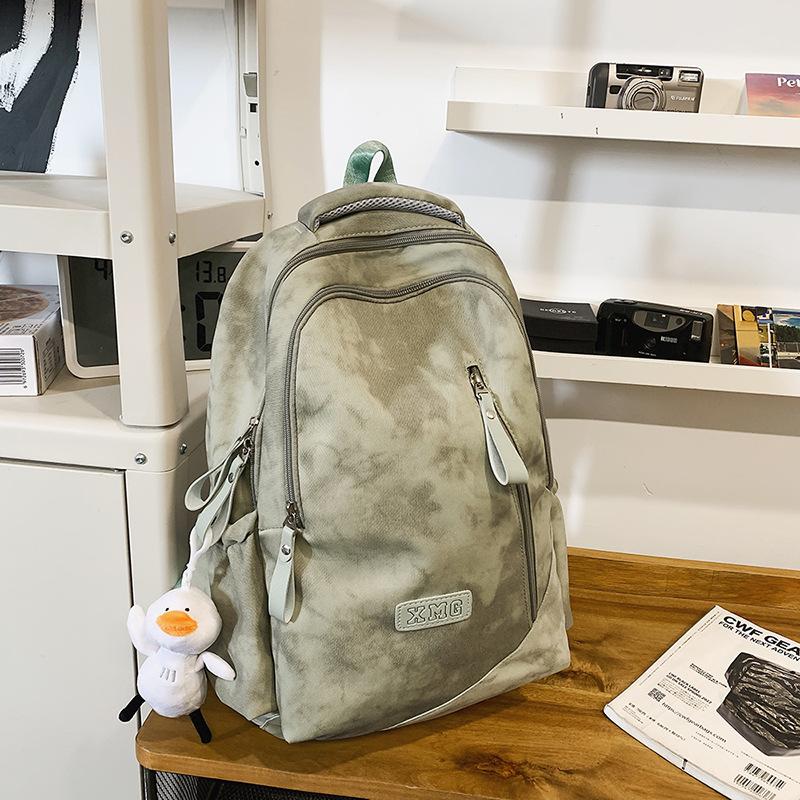 School bag new trend college student couple casual backpack style versatile youth student backpack
