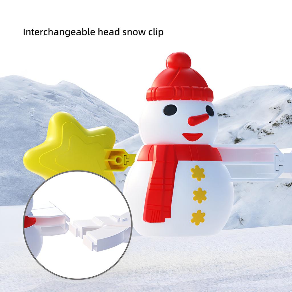 Children's Outdoor Winter Snowball Clips, Toy Clips, Snowball Fights, Snow Picking Tools, and Little Ducks with Various Shapes
