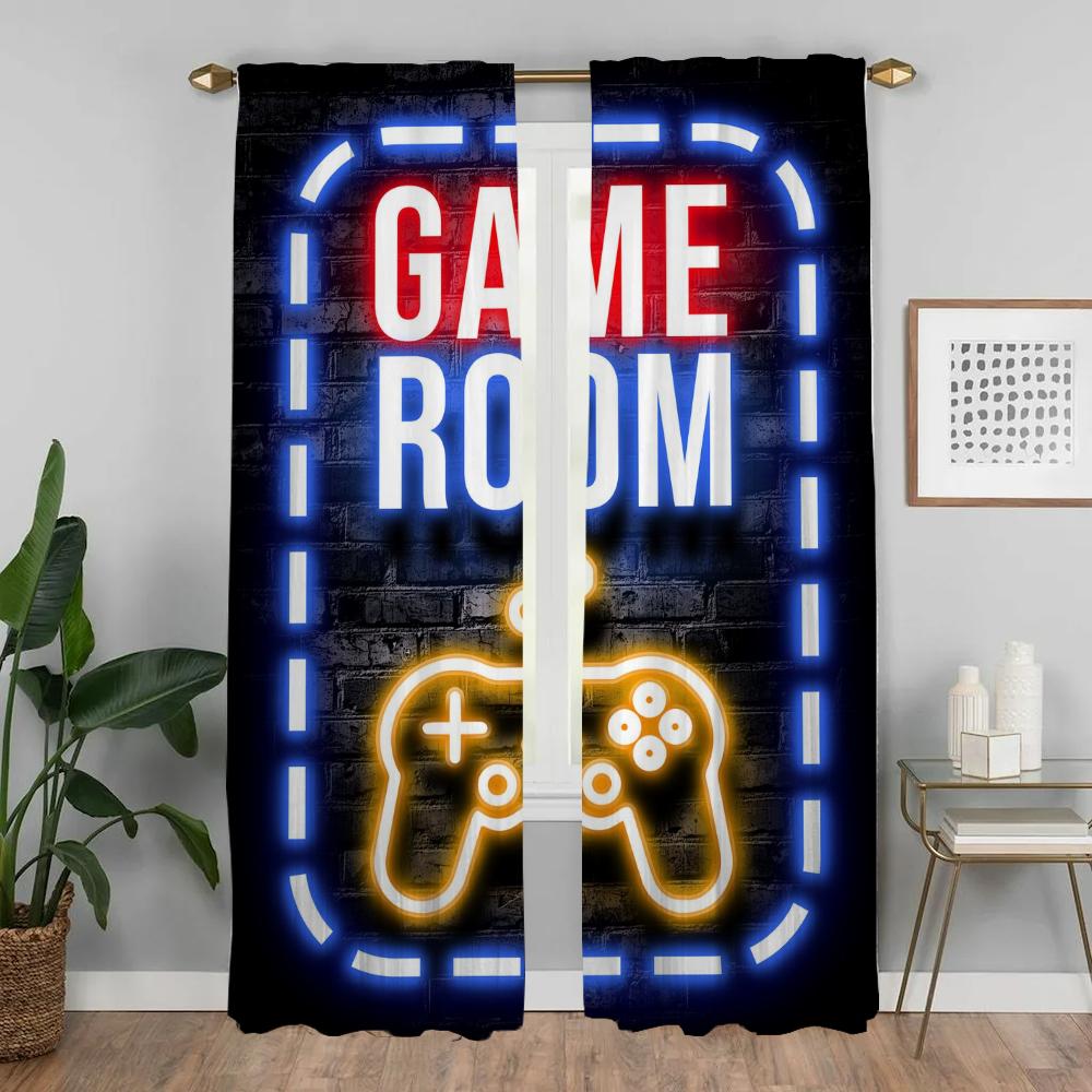 Blackout Curtains Camera Play Stations Window Curtain Room Panel Home Interior Partition Blinds Shades Living Made Of Polyester Washable