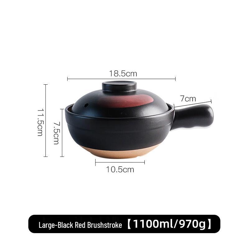 Lilang Single-Handle Ceramic Stew Pot