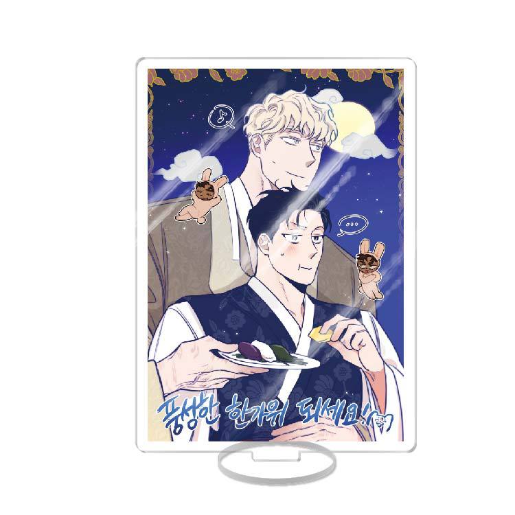 Roses And Champagne Korean Anime Peripherals Zheng Yiyuan Acrylic Stands Collectible Desk Ornaments Creative Birthday Gifts Toy