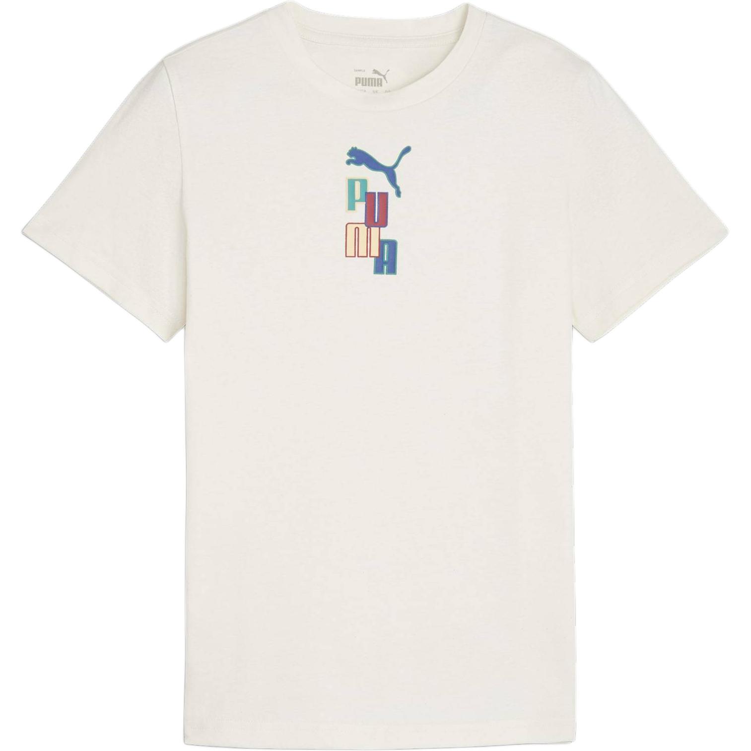 PUMA Kids T Shirts Crew Neck Moderate 679269-99 128