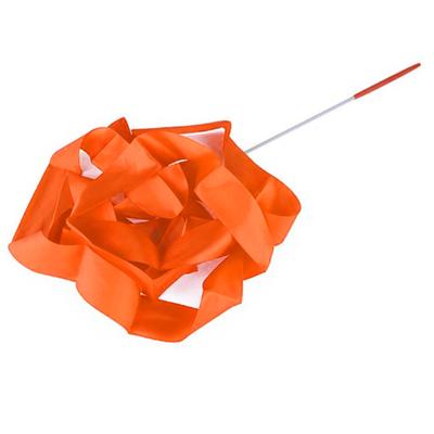 4m/13.12ft Dance Ribbons Gymnastics Ribbon Streamers Dancing Streamers Wands for Kids Orange