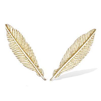 [R4215] - Gold Plated 'Cleopatra' Earrings - 20x5 Mm