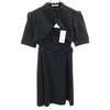 Unused SNIDEL Short Sleeve One Piece 1 Black Series Women Used