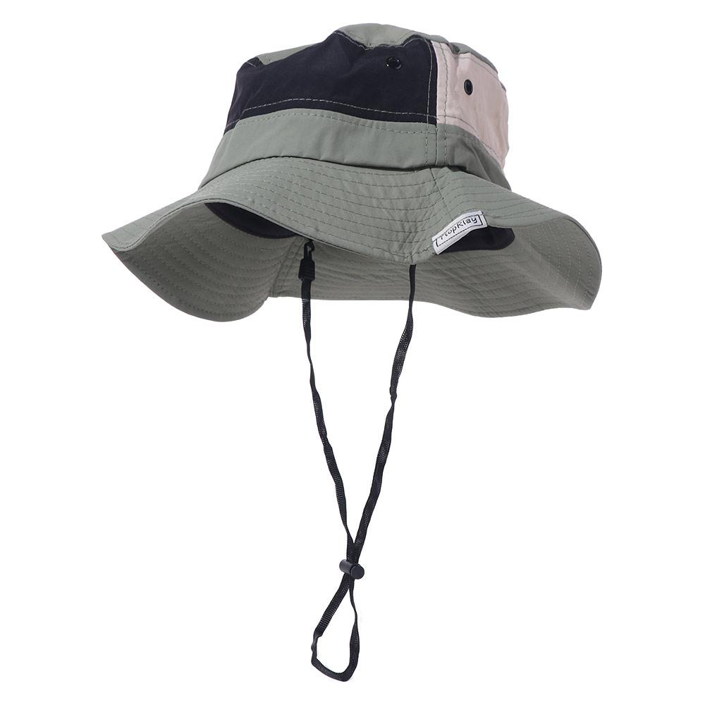 

Sun Protection Mountaineering Hat Quick-dry Sunscreen Hiking Fisherman Hat Sun Hat Big Brim Sun Protection Bucket Cap Travel зелений