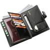 Retro Multifunctional Passport Holder with Zipper - Multi-Card Slots for ID, Credit Cards, and Boarding Passes