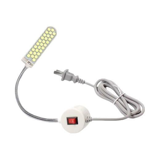 30 LED Industrial Sewing Machine Lamp 360° Flexible Gooseneck Work Light Clothing Machine Repairing Workshop Working Lighting