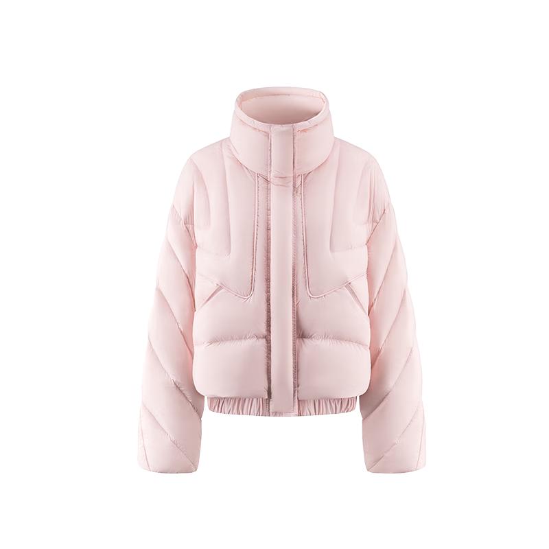 

Ailaiyi Women s Puffy Stand-Collar Short Down Jacket L