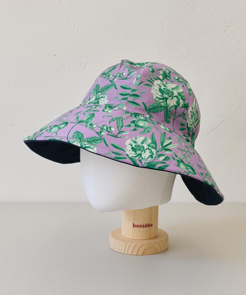 Bonide Reversible Bucket Hat Flower Berry Purple