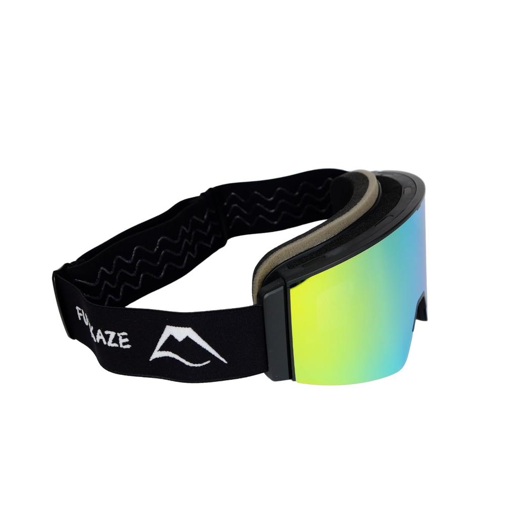 FUJIKAZE Electric Heated Goggles for and Winter Goggles with Full REVO Mirror and UV Protection SNG-03 Snowboarding, Skiing, Mountaineering, Sports,