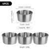 304 Stainless Steel Dipping Cup, Golden Sauce Cup, American Seasoning Dish, Household Salad, Tomato Sauce Dipping Cup