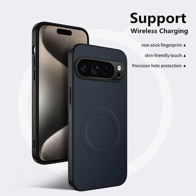 For Google Pixel 9A Luxury Matte Phone Case For Google Pixel 9 Pro XL For Magsafe Magnetic Wireless Charging Shockproof Cover