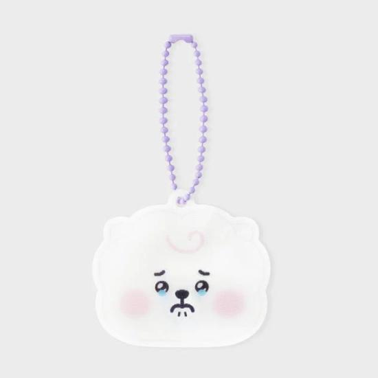 BT21 NEWBORN Baby Linsenraster Schlüsselanhänger