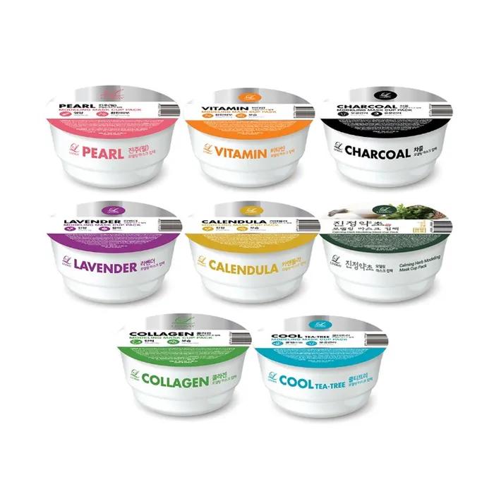Premium Peel-Off Mask Cup Modeling Pack 8 Types 28gx5