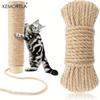  Natural Jute Rope - Rustic Twine for DIY Crafts Home Decor Cat Scratcher Bundling Hanging Durable 20/50/100m Options
