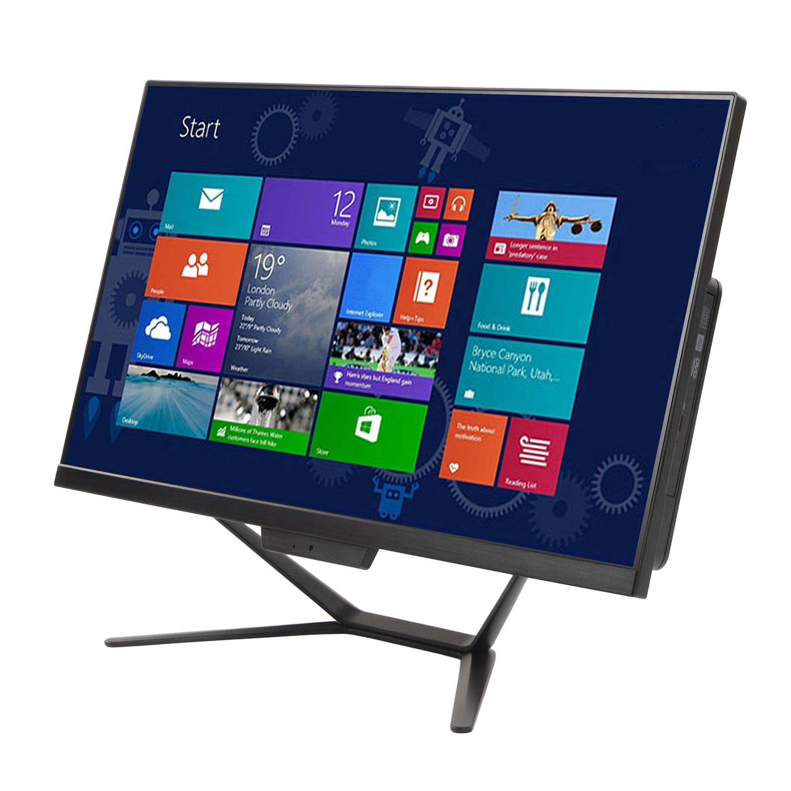 

Все в одном настольном компьютере черного цвета 23,8 дюйма FHD сенсорное управление 1920x1080 с камерой 4 ядра 8G DDR4 AIO Desktop US Plug