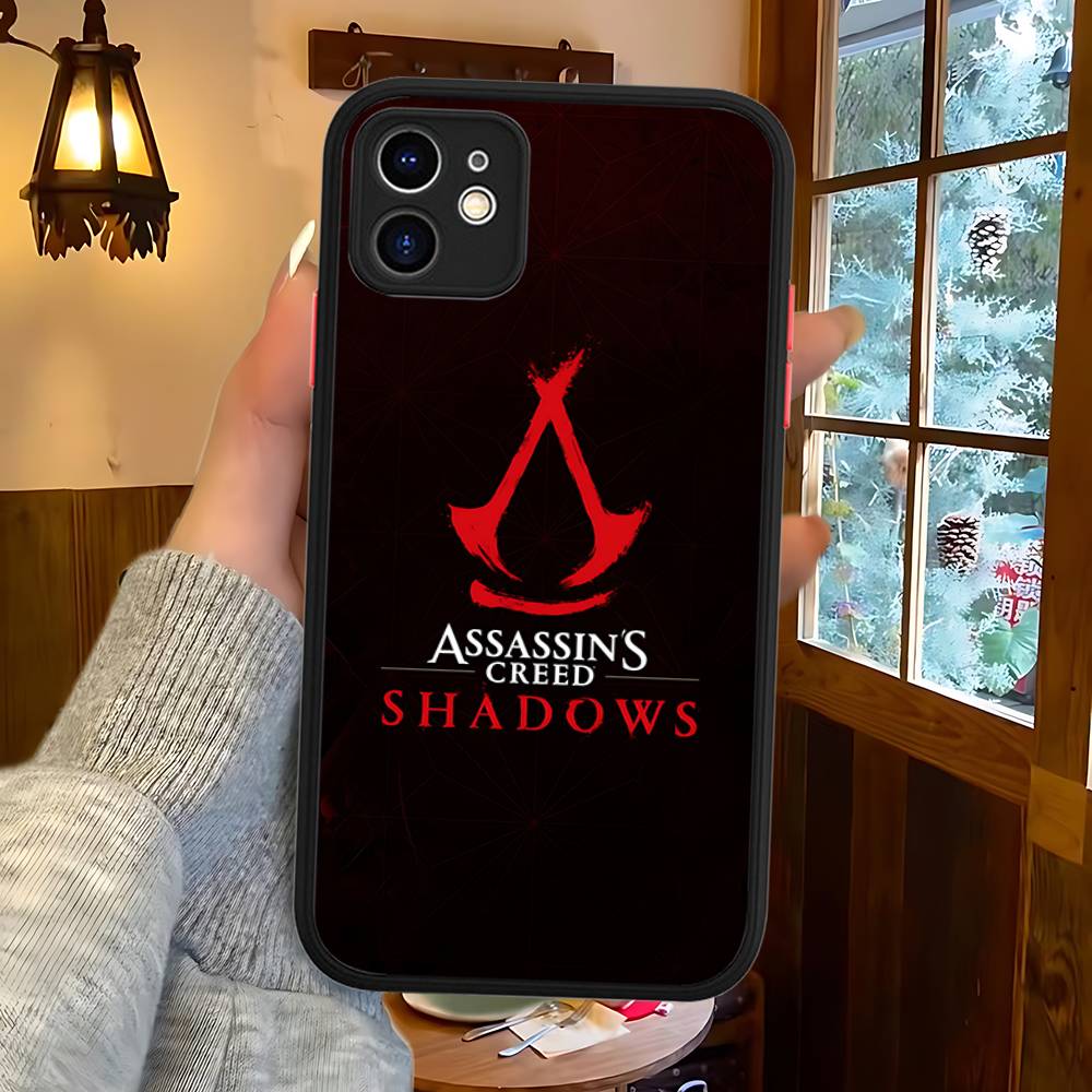 A-Assassin S -Creed Gaming Matte Transparent Phone Cover For IPhone Case 16 15 14 13 12 11 Pro Max X XS Max Plus