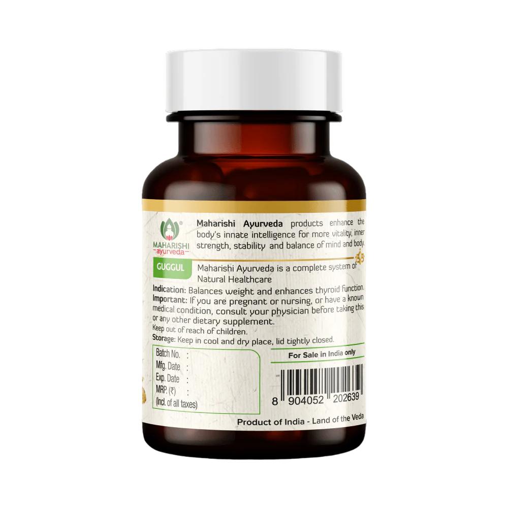 Guggul (60 comprimidos, 500 mg), Orgânico Guggul Maharishi Ayurveda