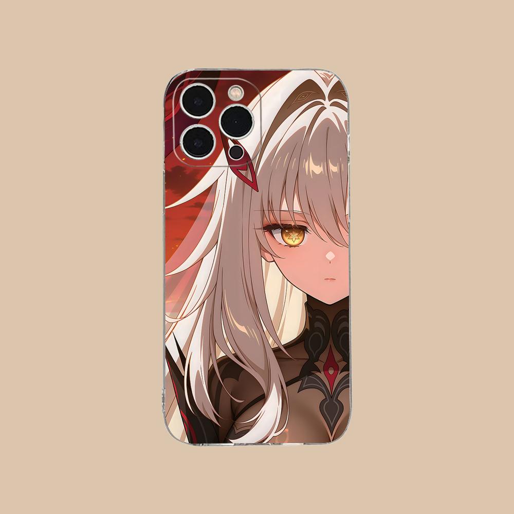 Genshin Impact Ronova Phone Case for iPhone 17 16 15 14 13 12 11 X XR XS Air Pro Max Plus Mini Clear Colorful Cover Cellphones