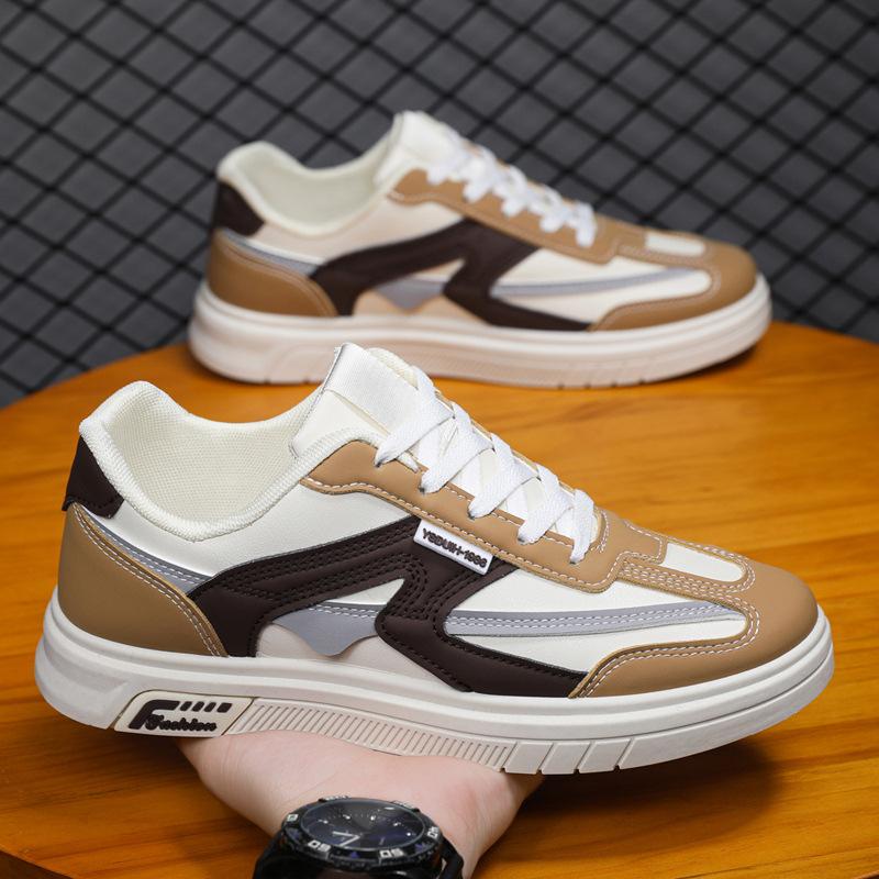 Herrskor sommar ny trend färgmatchning herrars vardagliga boardskor studenter utomhussporter lätta platta vardagsskor