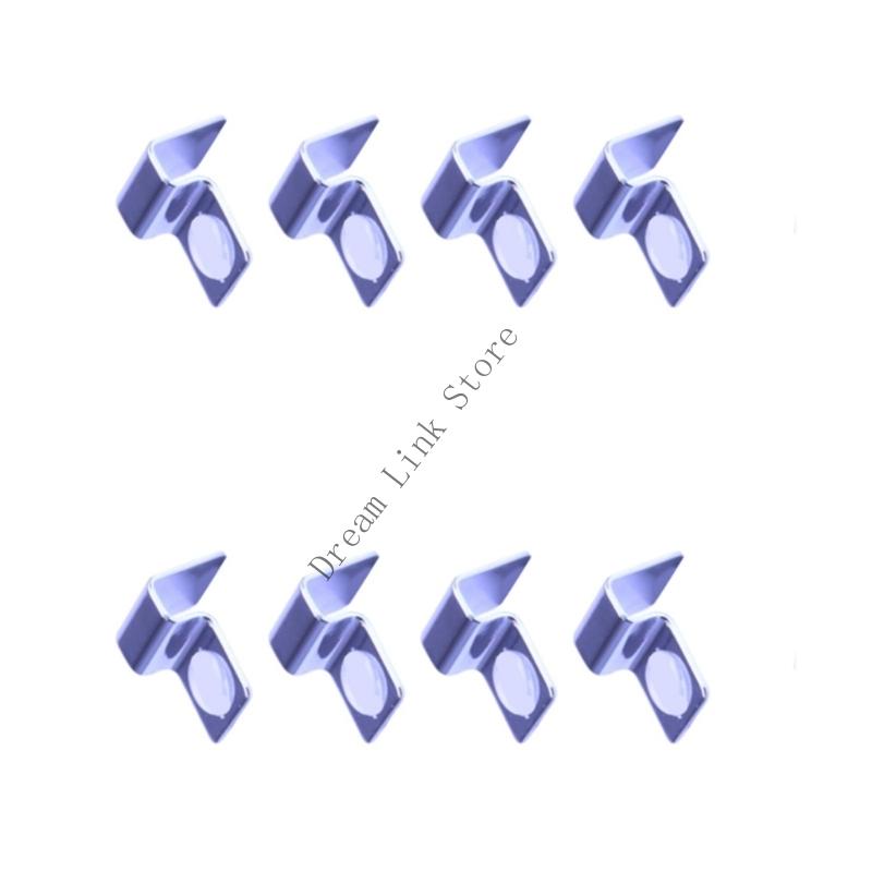 Q1FD Practical Tanks Lid Clip 8pcs Rustproof Fishtanks Glass Cover Holders Clamps for Frameless Aquariums Secure Fastening