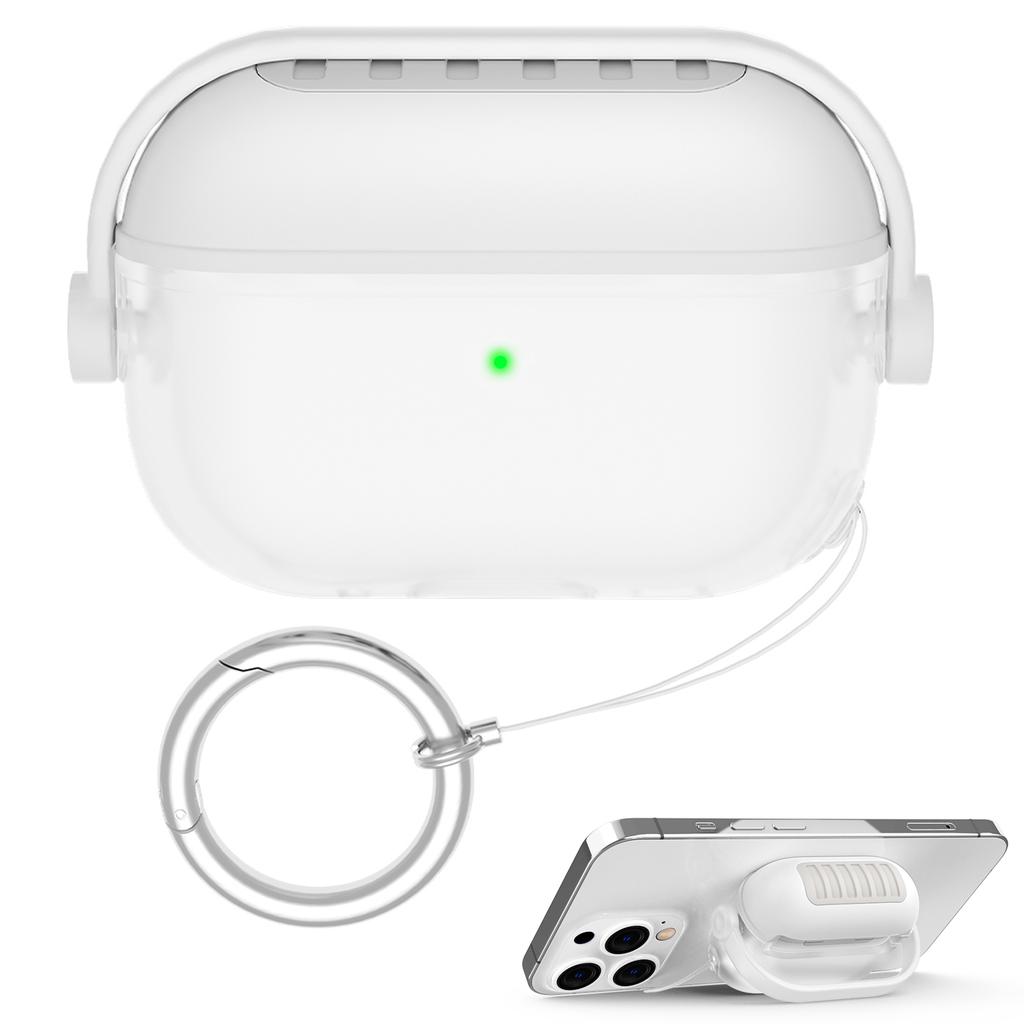 AHASTYLE WG174 For AirPods Pro 3 Silicone Earphone Case Transparent Separable Protective Cover