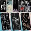 Trippy Skeleton Phone Case For Samsung Galaxy S25 S24 S23 S22 S21 Ultra S9 S10 S20 Plus FE Funda Cover Shell