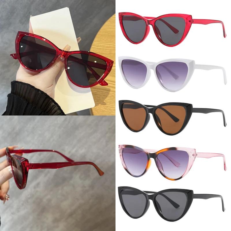 Classic Cat Eye Large Frame Sunglasses Women Men Fashion Sun Glasses Cycling Driving Eyeglasses Female Outdoor Shade UV400