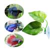 Artificial Leaf Bed Aquarium Accessories Fish Tank Decoration Powerful Sucker Betta Fish Rest Leaf