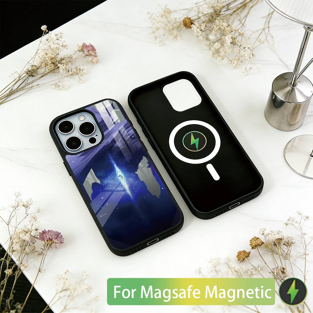 V-ValorantS O-Omen Phone Case For iPhone17,16,15,14,13,12,11 Plus,Pro Magnetic with Magsafe Wireless Charging