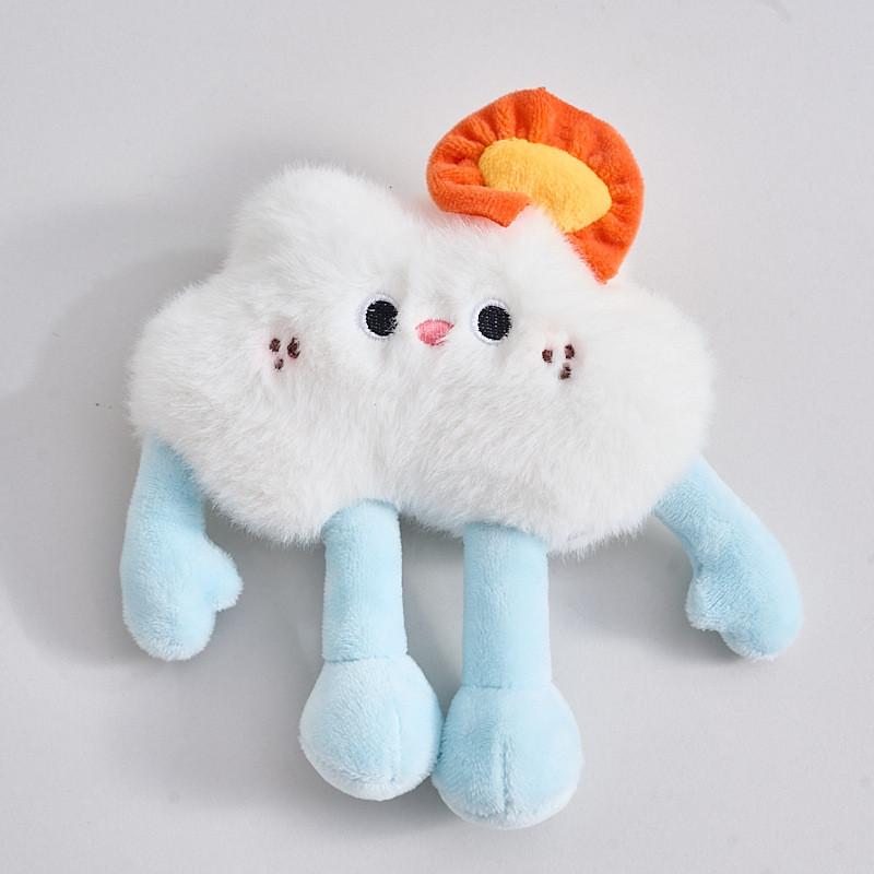 Marine And Food Series Cartoon Plush Refrigerator Magnets With Polyester Filling For Kids And Baby Room Decor
