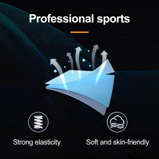 Knee Pads Compression Padded Long Leg Sleeve Knee Protection Brace for Basketball