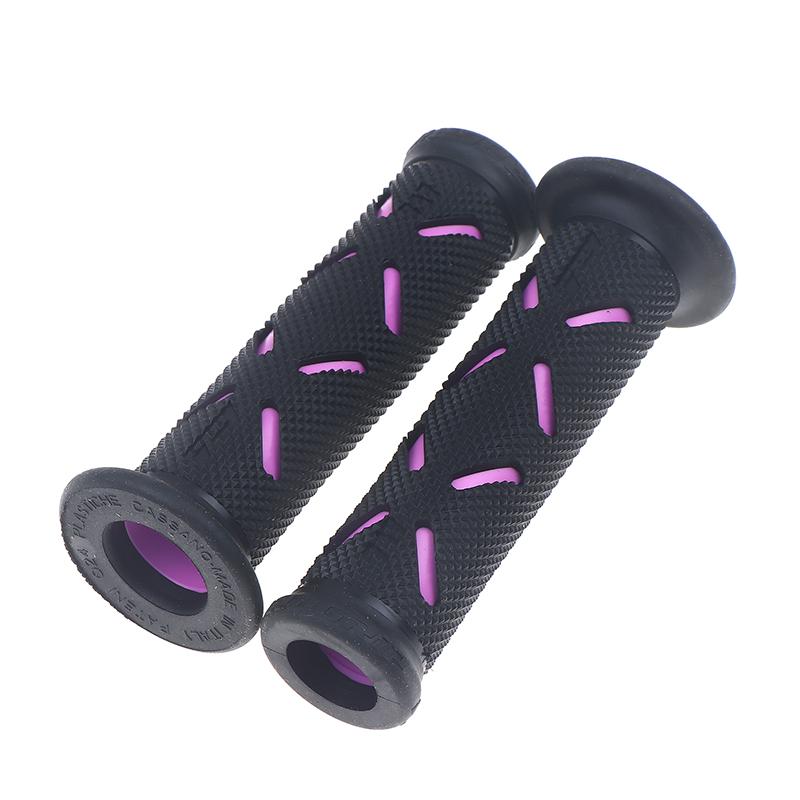 

1Pair Motorcycle Grips Handle Bar 22/24MM For Bike Motocross Motorbike Rubber Grip Universal For Motorcross Dirt Pit Bike фіолетовий