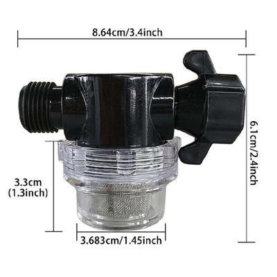 1/2Inch Garden Watering Filter Irrigation Large Flow Filter Pipe Connector