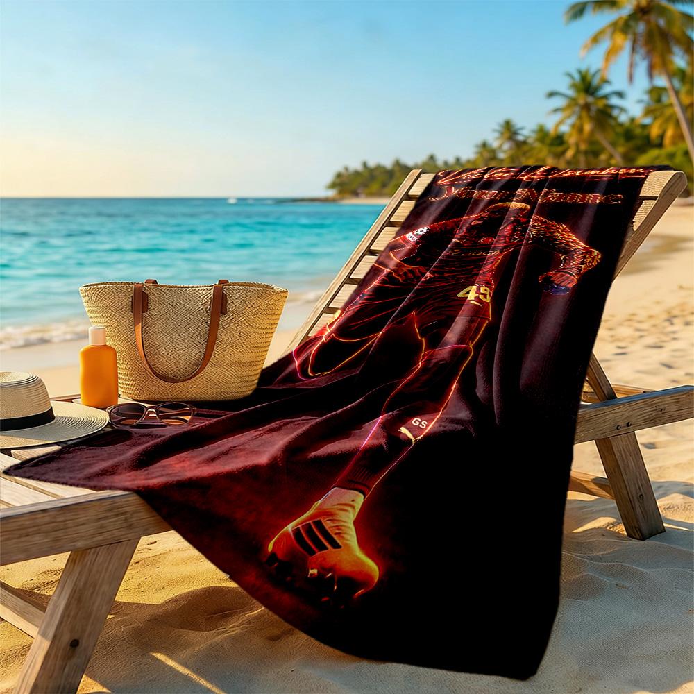 Galatasaray Personalized Text Beach Towel Soft Durable Quick-Dry Portable for SwimmingBeachCamping Travel Beach AccessoriesGym