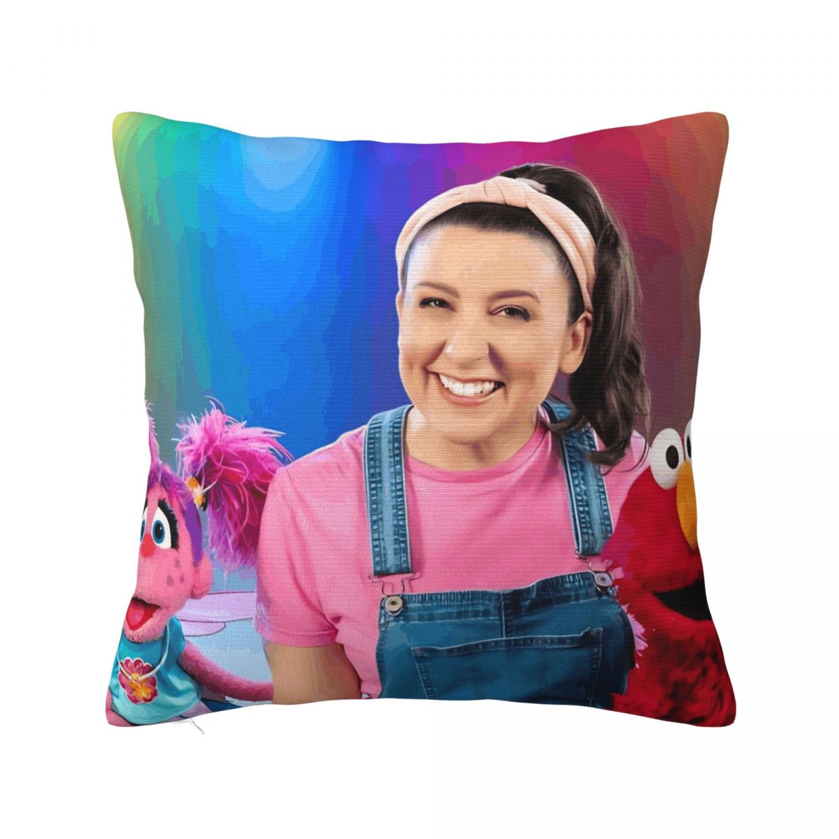 

Pillow Cover Miss Rachel Teacher Ms Rachel Pattern Cushion Cover Retro Trendy Pillow Case For Sofa Home Decorative Pillowcases 12x12Inch