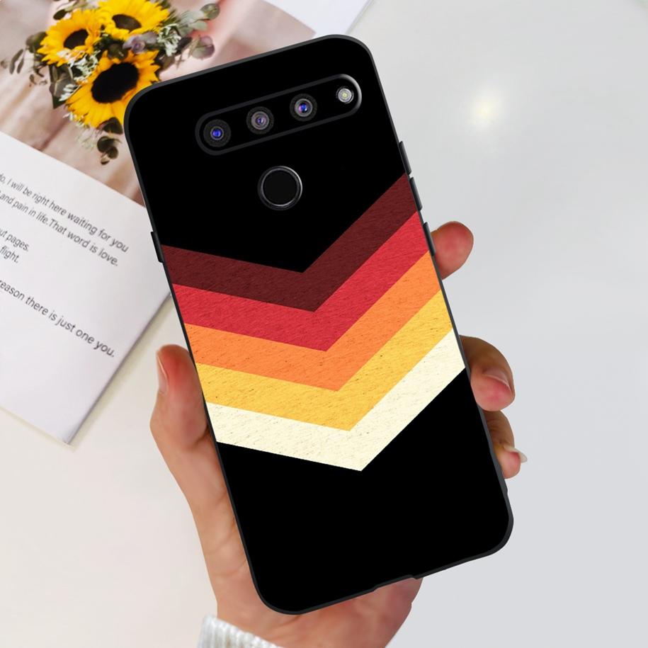 For LG V50 ThinQ 5G Case LM-V500EM Phone Cover Fashion Flower Butterfly Soft Silicone Back Cover For LG V40 V50s Thinq 5G Bumper