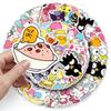 50 Sheets of Sanrio Cute Stickers: Cartoon Pompompurin & Kuromi for Water Bottle & Phone Decoration