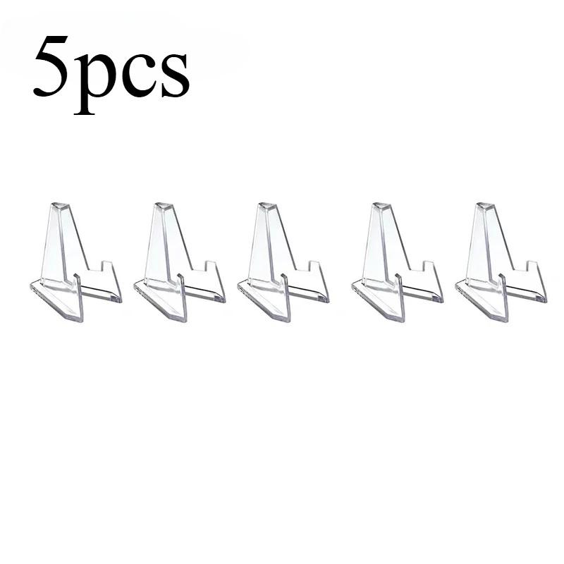 

5/30pcs Clear Acrylic Coin Display Stand Holders Small Easel Rack Card Commemorative Challenge Coin Capsule Holder Support чистый
